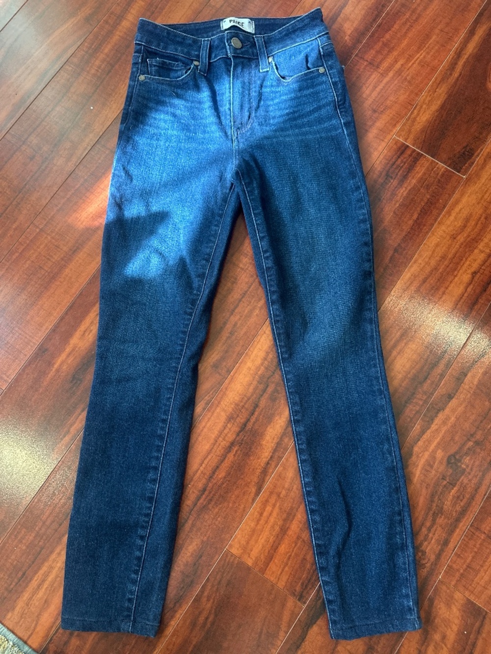 PAIGE Hoxton Ankle High Rise Skinny Jeans Dark Wash Size 24